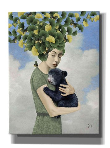 Image of 'You Are Safe - Bear' by Paula Belle Flores, Giclee Canvas Wall Art