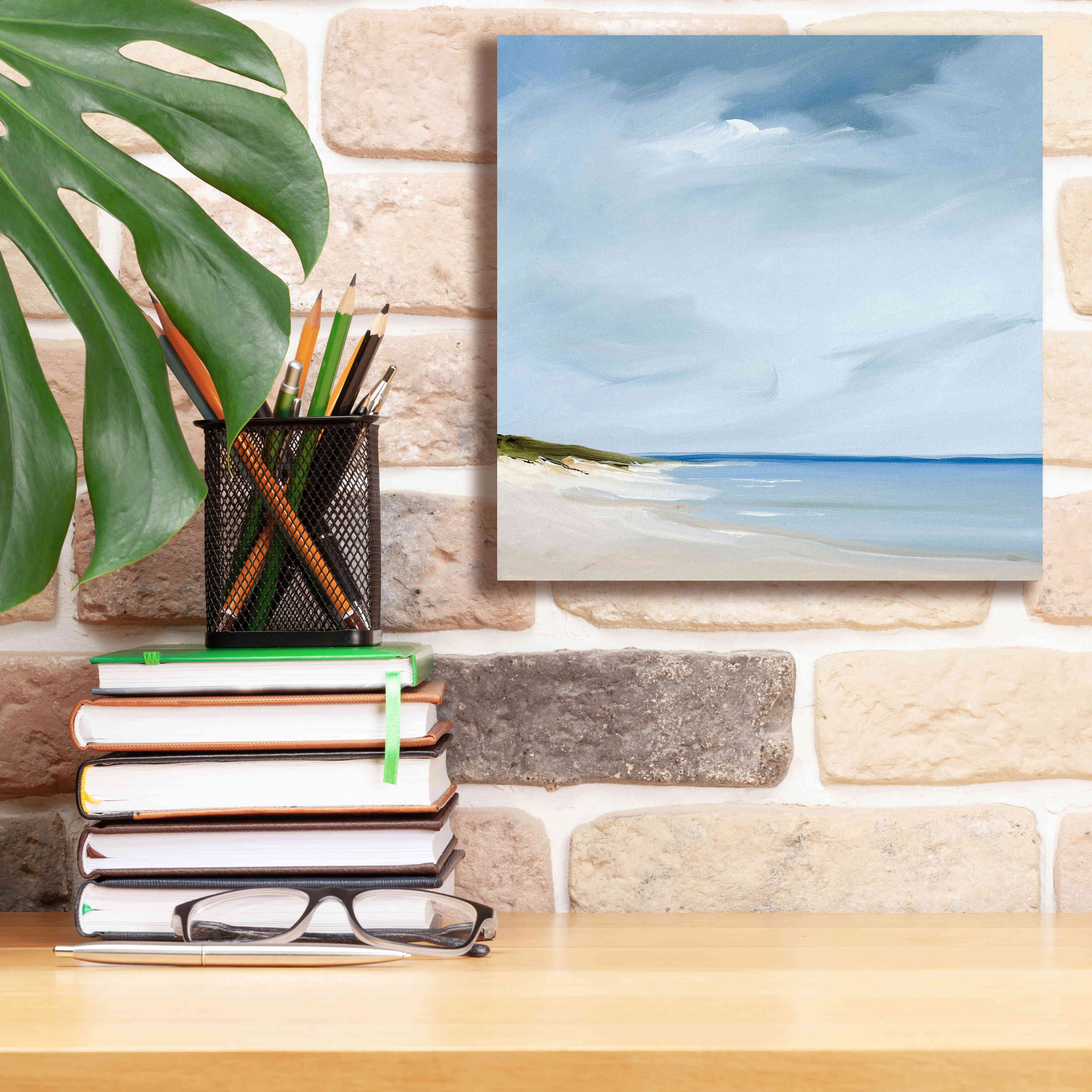 'Blue' by Rick Fleury, Giclee Canvas Wall Art,12 x 12