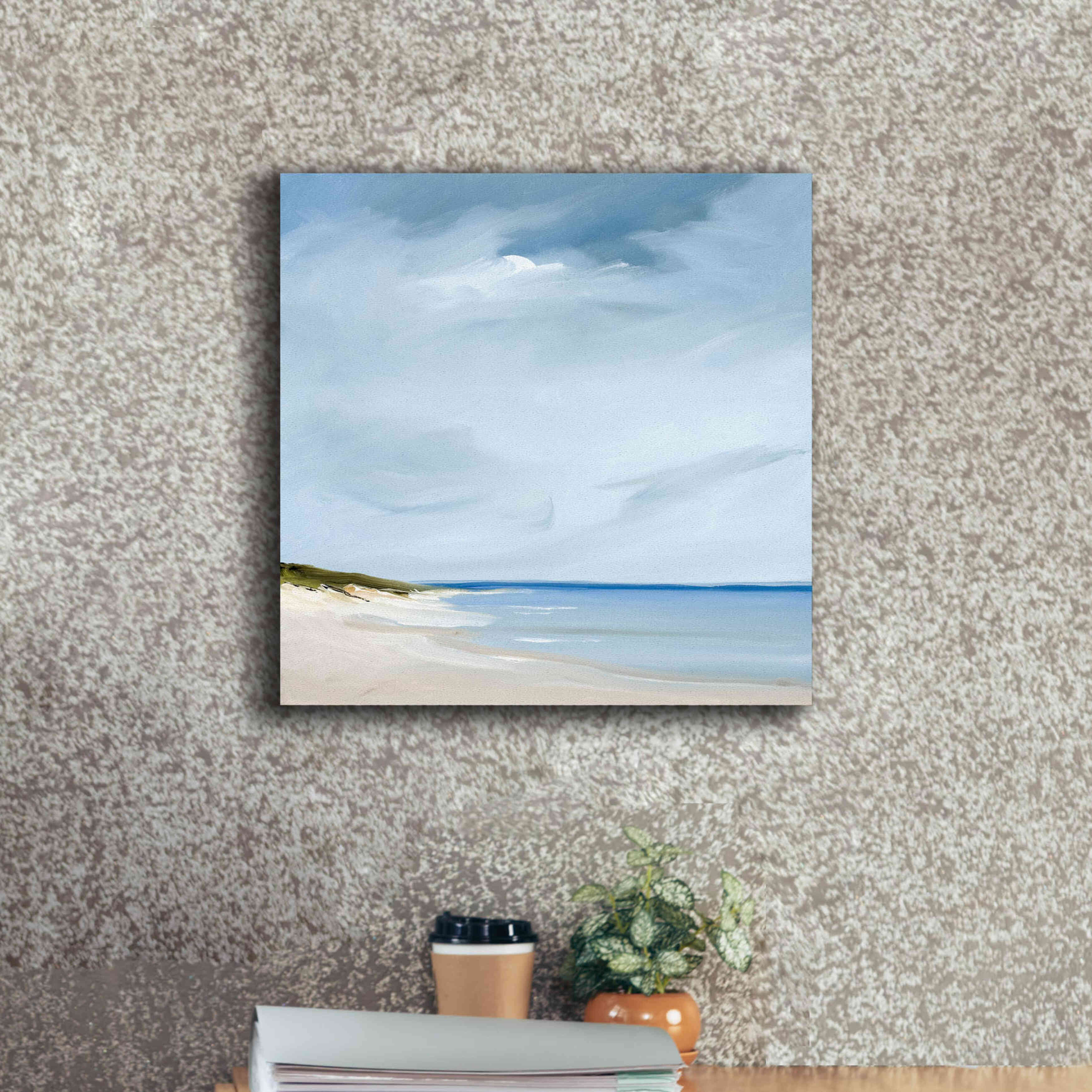 'Blue' by Rick Fleury, Giclee Canvas Wall Art,18 x 18