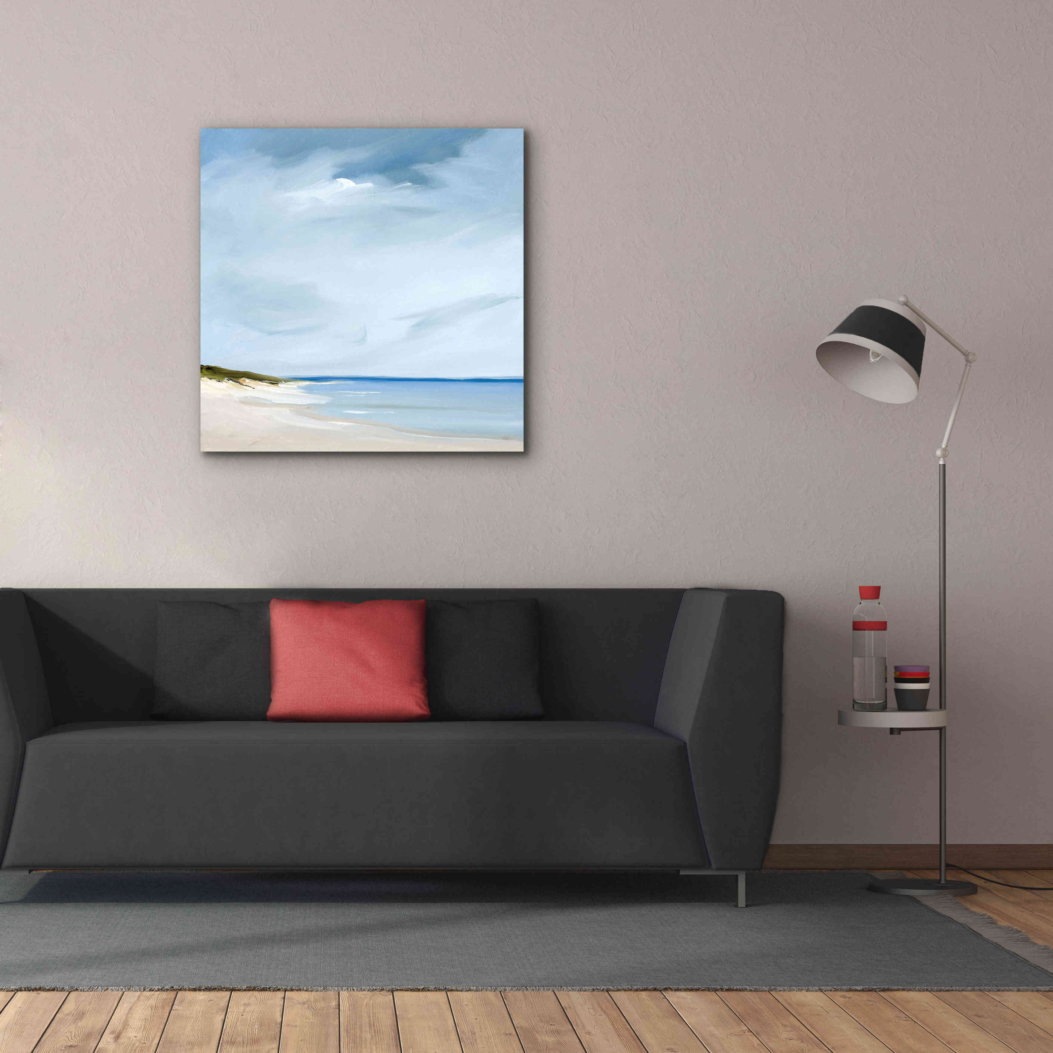 'Blue' by Rick Fleury, Giclee Canvas Wall Art,37 x 37