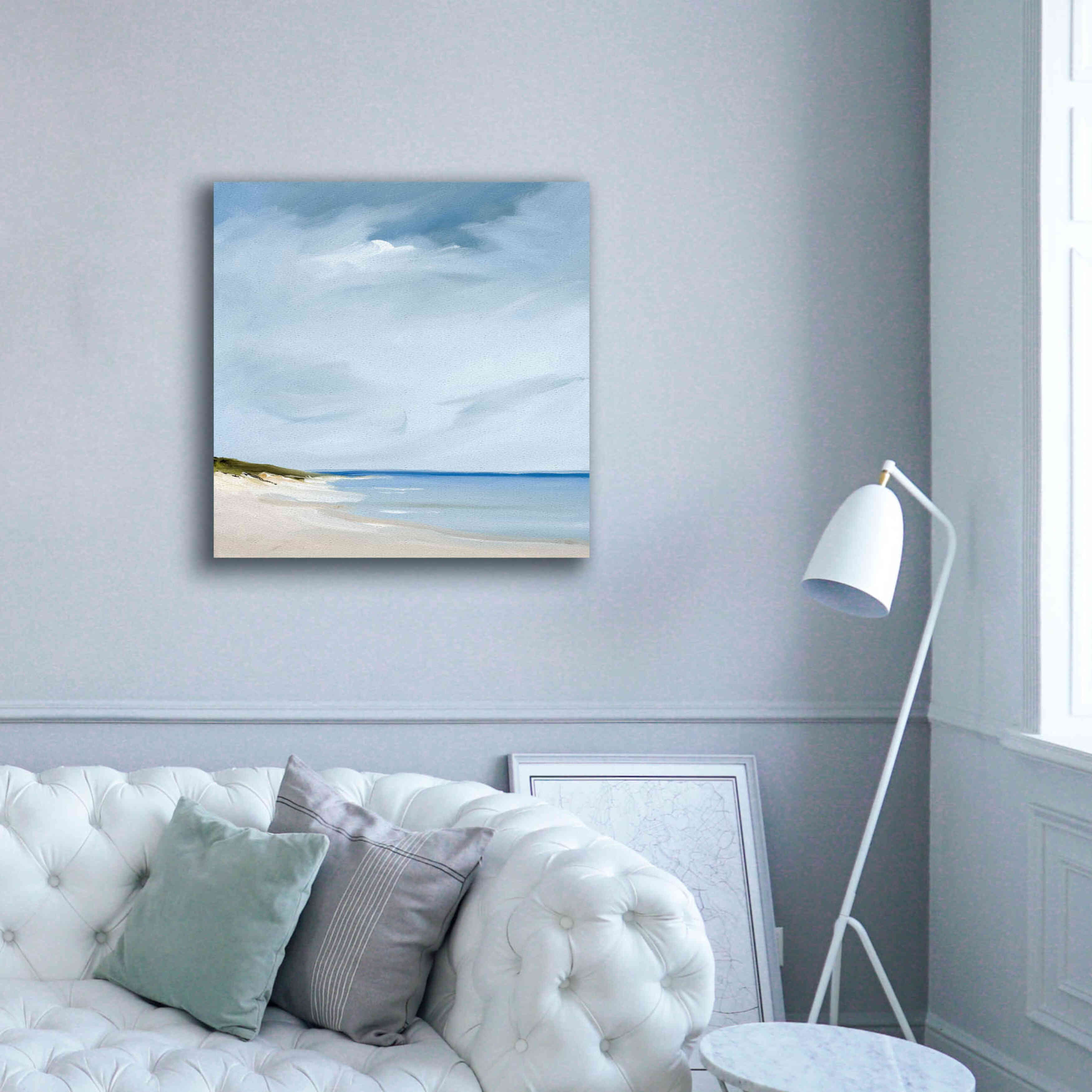 'Blue' by Rick Fleury, Giclee Canvas Wall Art,37 x 37