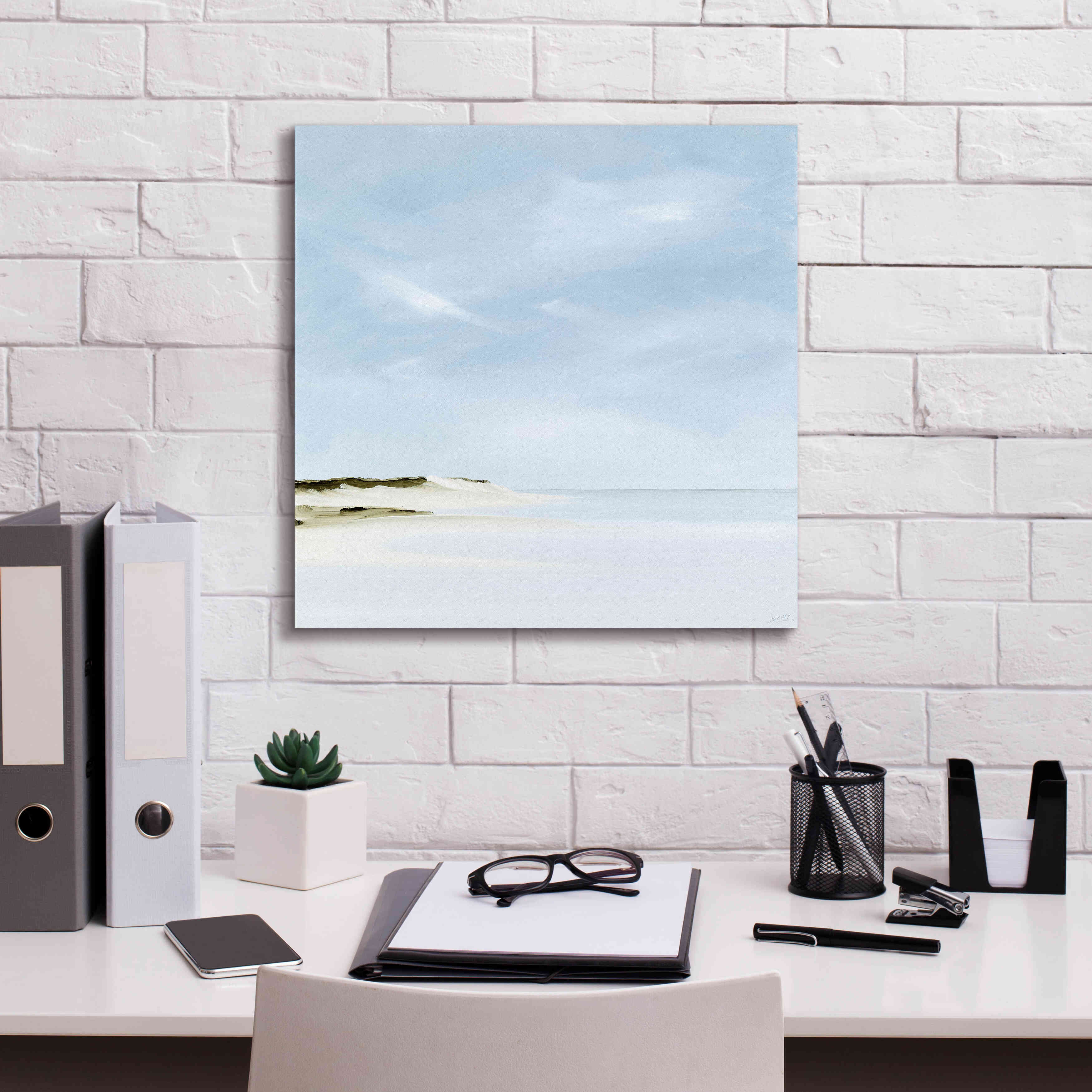 'Inshore' by Rick Fleury, Giclee Canvas Wall Art,18 x 18