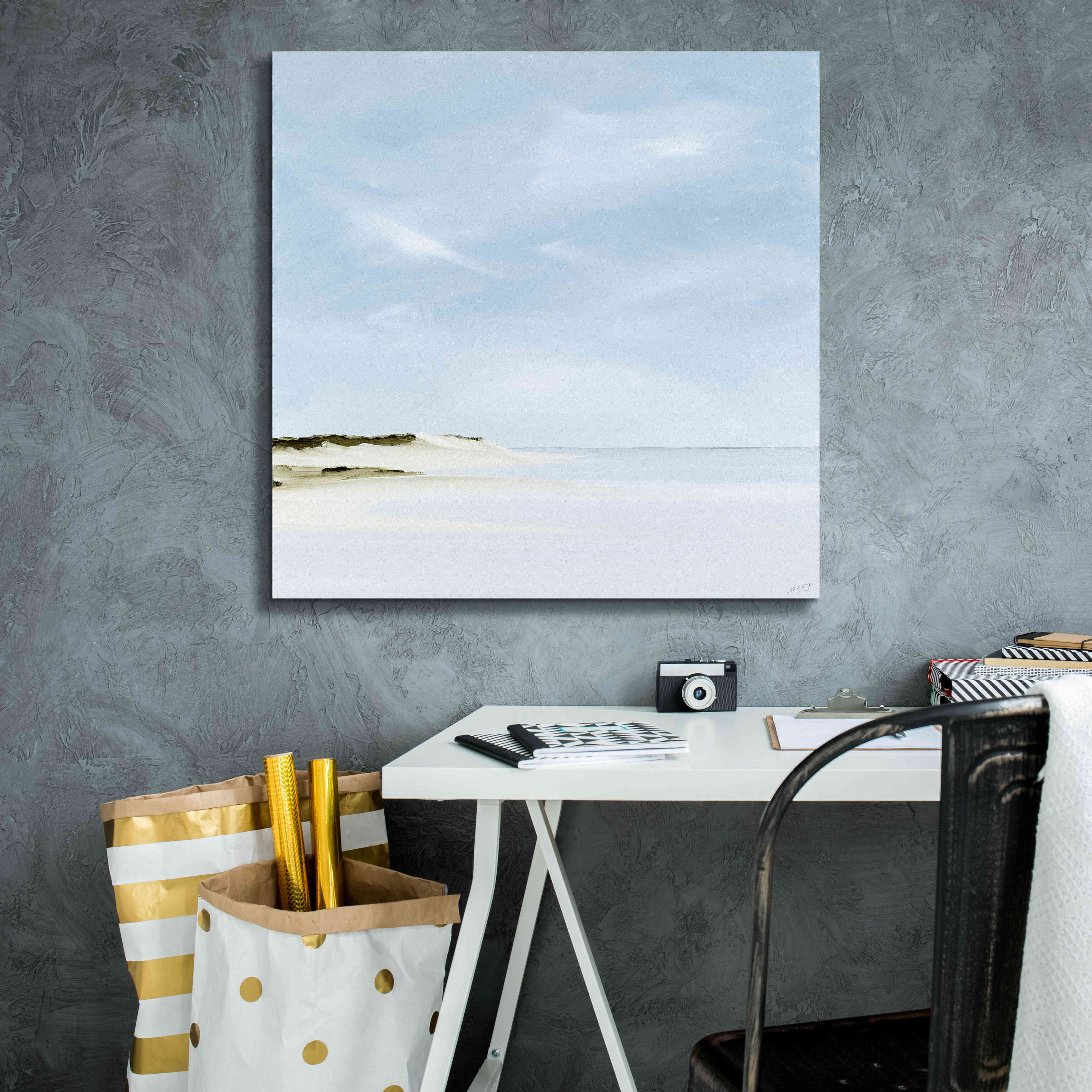 'Inshore' by Rick Fleury, Giclee Canvas Wall Art,26 x 26