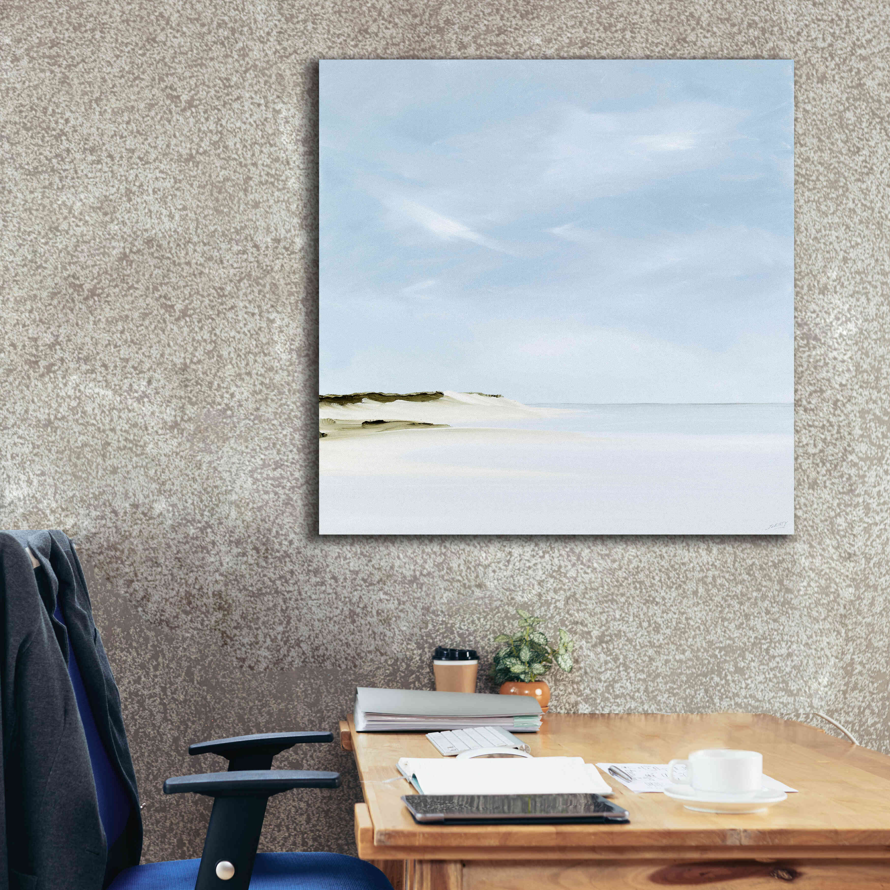 'Inshore' by Rick Fleury, Giclee Canvas Wall Art,37 x 37