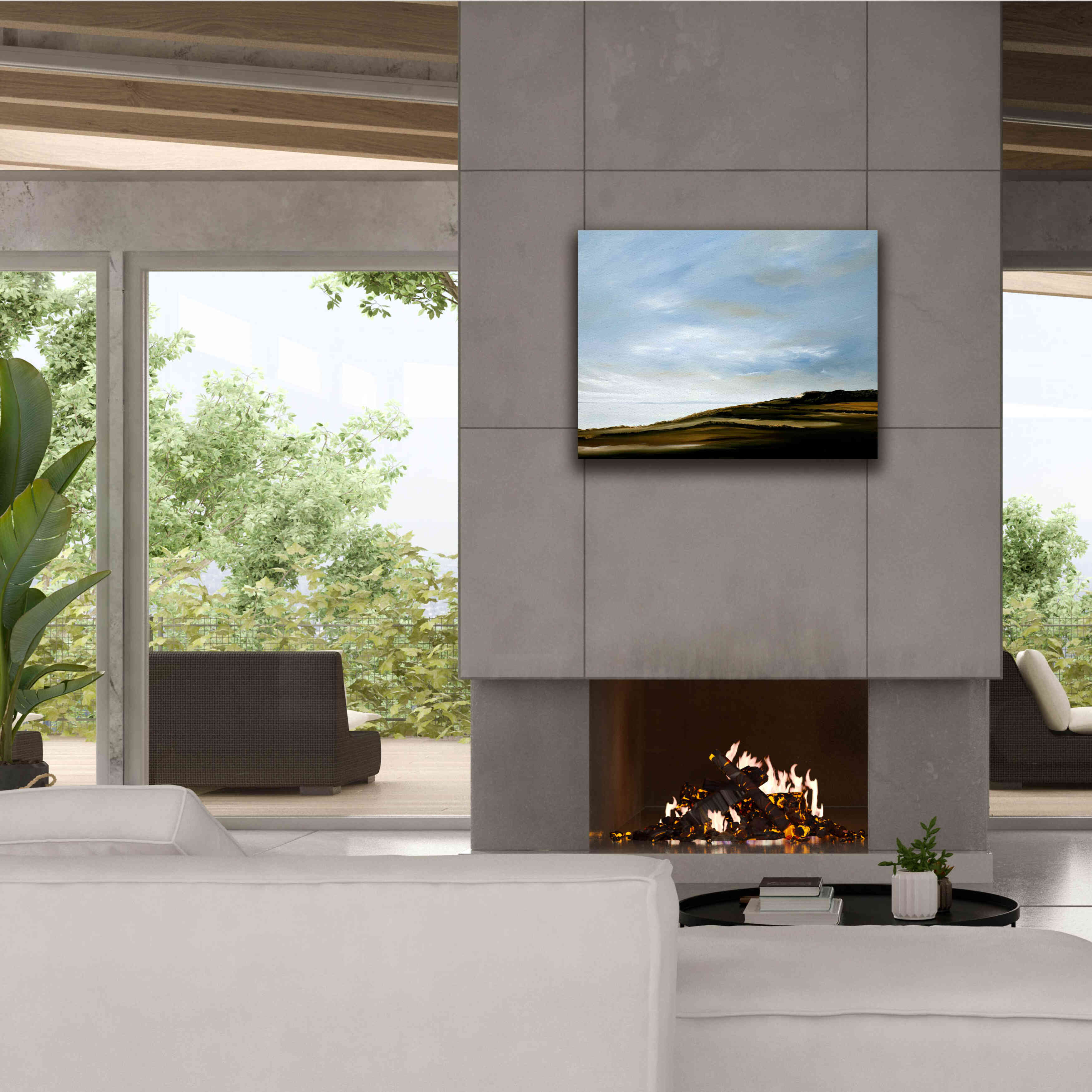 'Meditation' by Rick Fleury, Giclee Canvas Wall Art,34 x 26