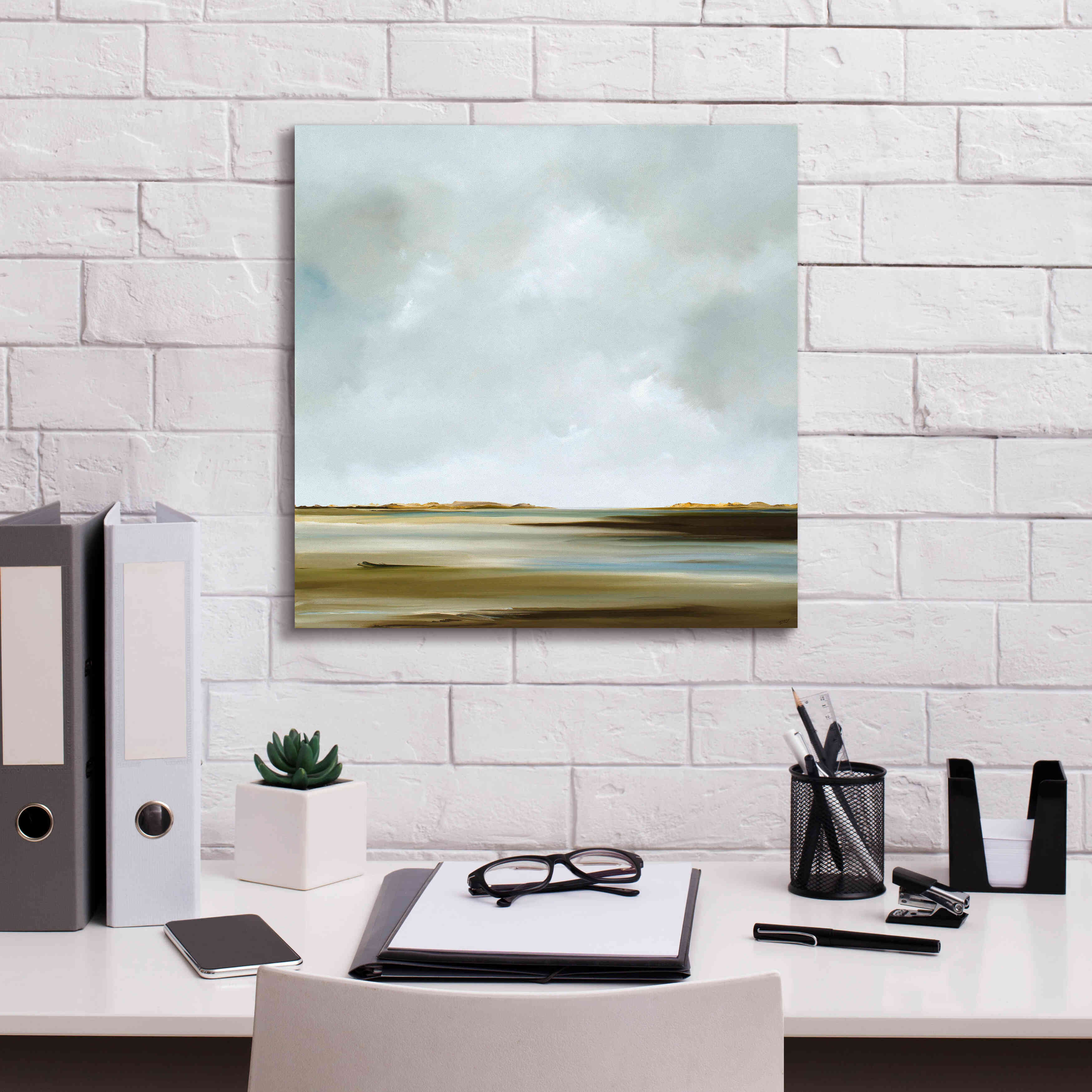 'Passages' by Rick Fleury, Giclee Canvas Wall Art,18 x 18