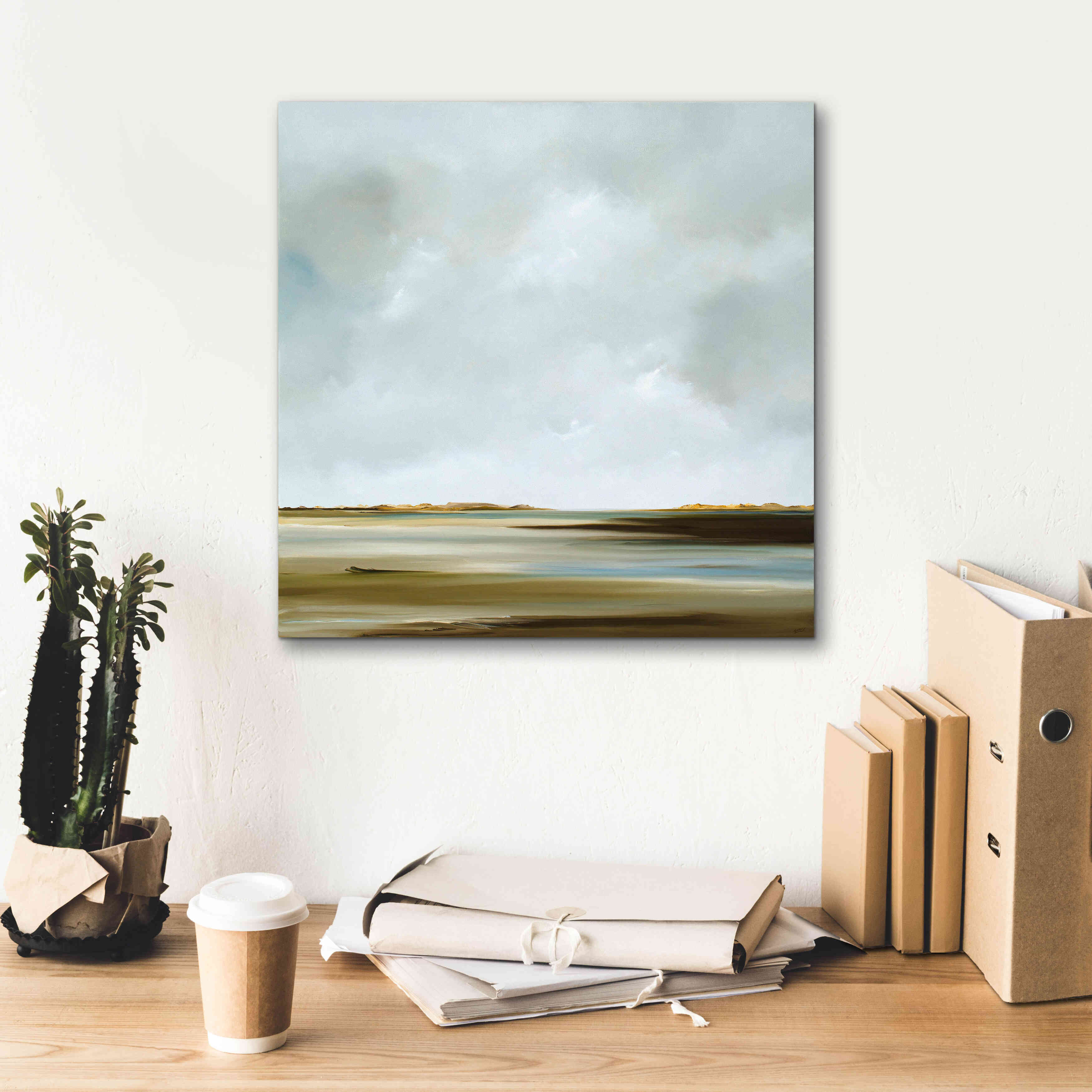 'Passages' by Rick Fleury, Giclee Canvas Wall Art,18 x 18