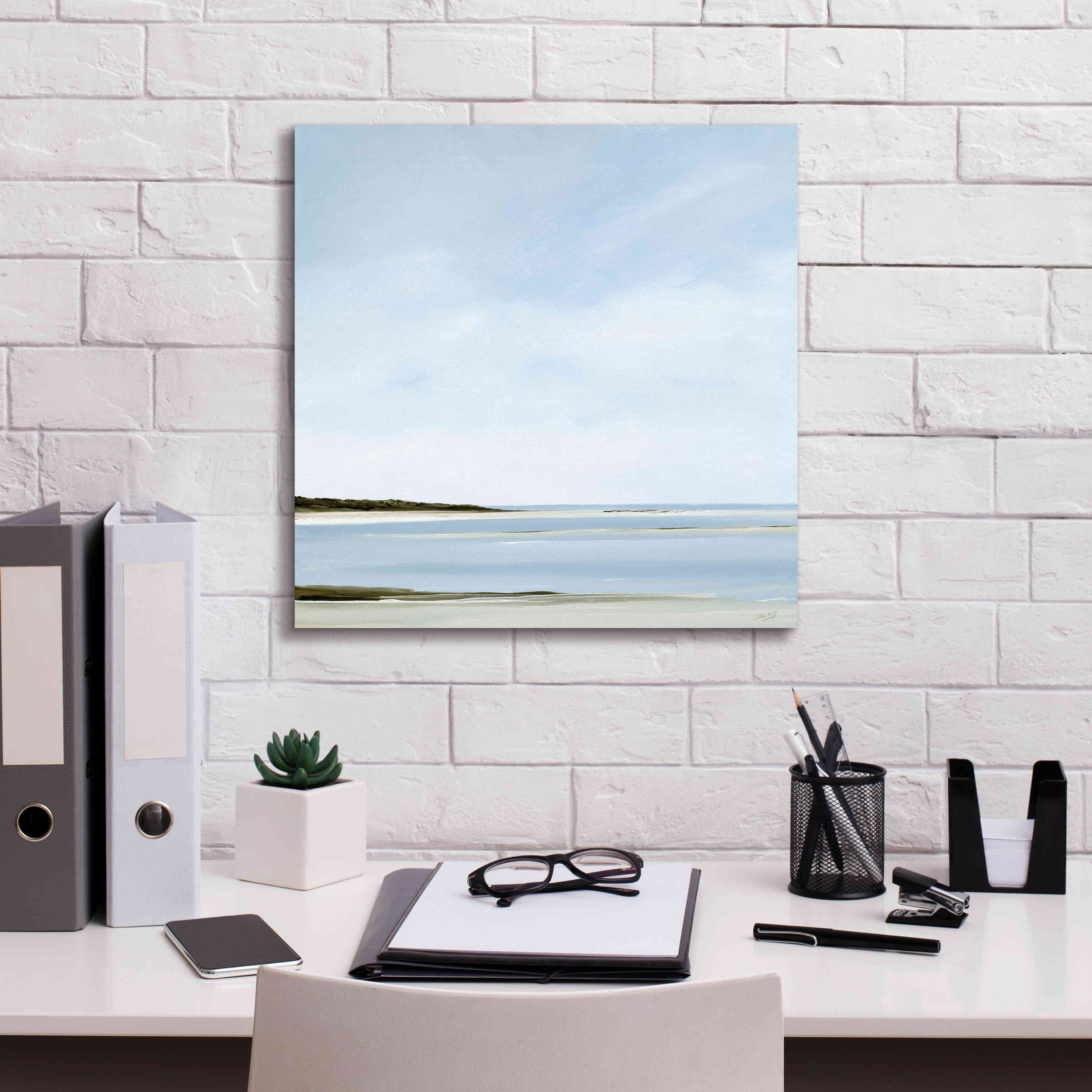 'Positions' by Rick Fleury, Giclee Canvas Wall Art,18 x 18