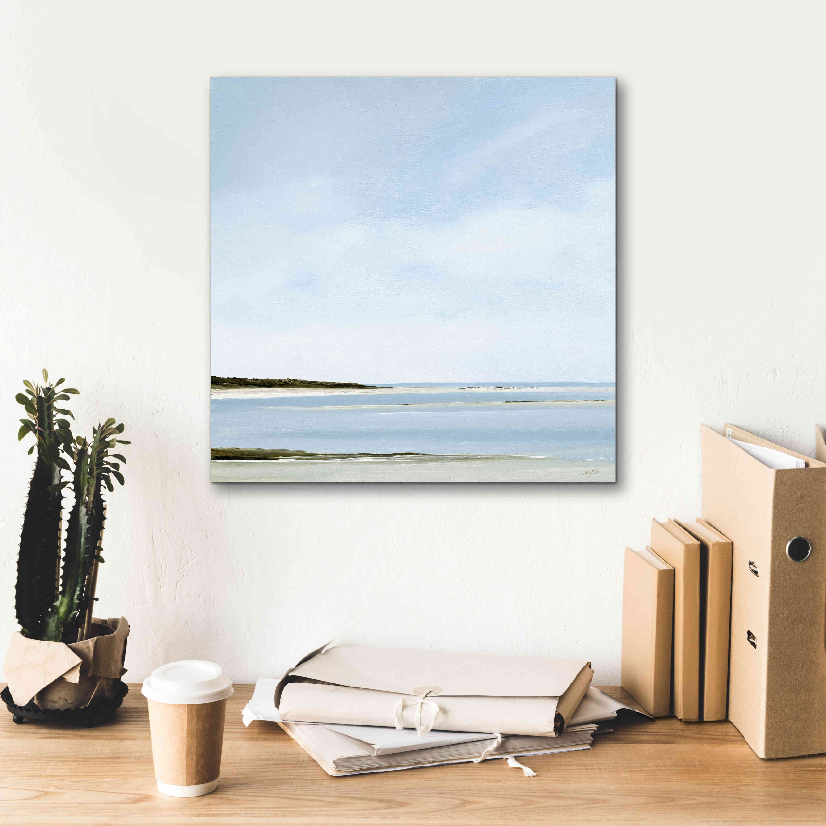 'Positions' by Rick Fleury, Giclee Canvas Wall Art,18 x 18