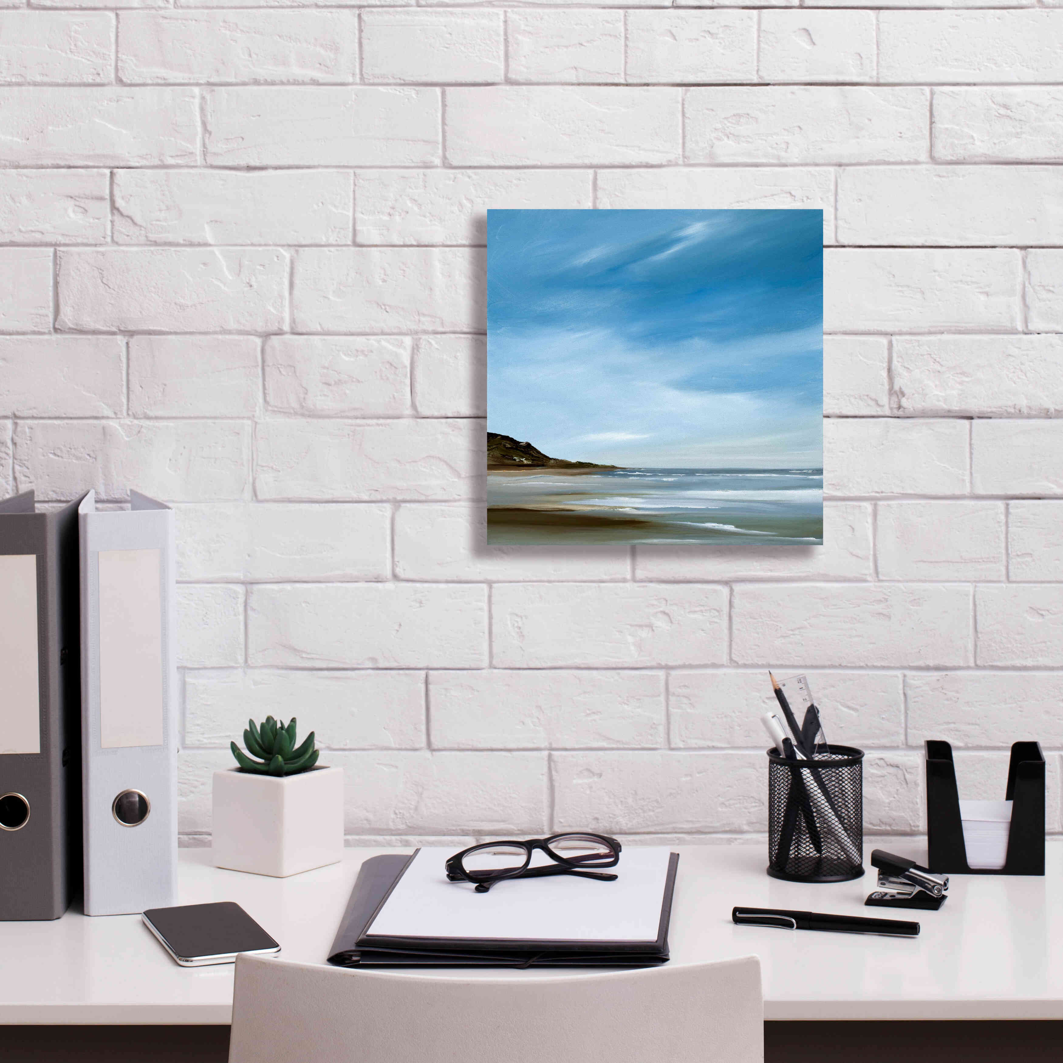 'Respite' by Rick Fleury, Giclee Canvas Wall Art,12 x 12