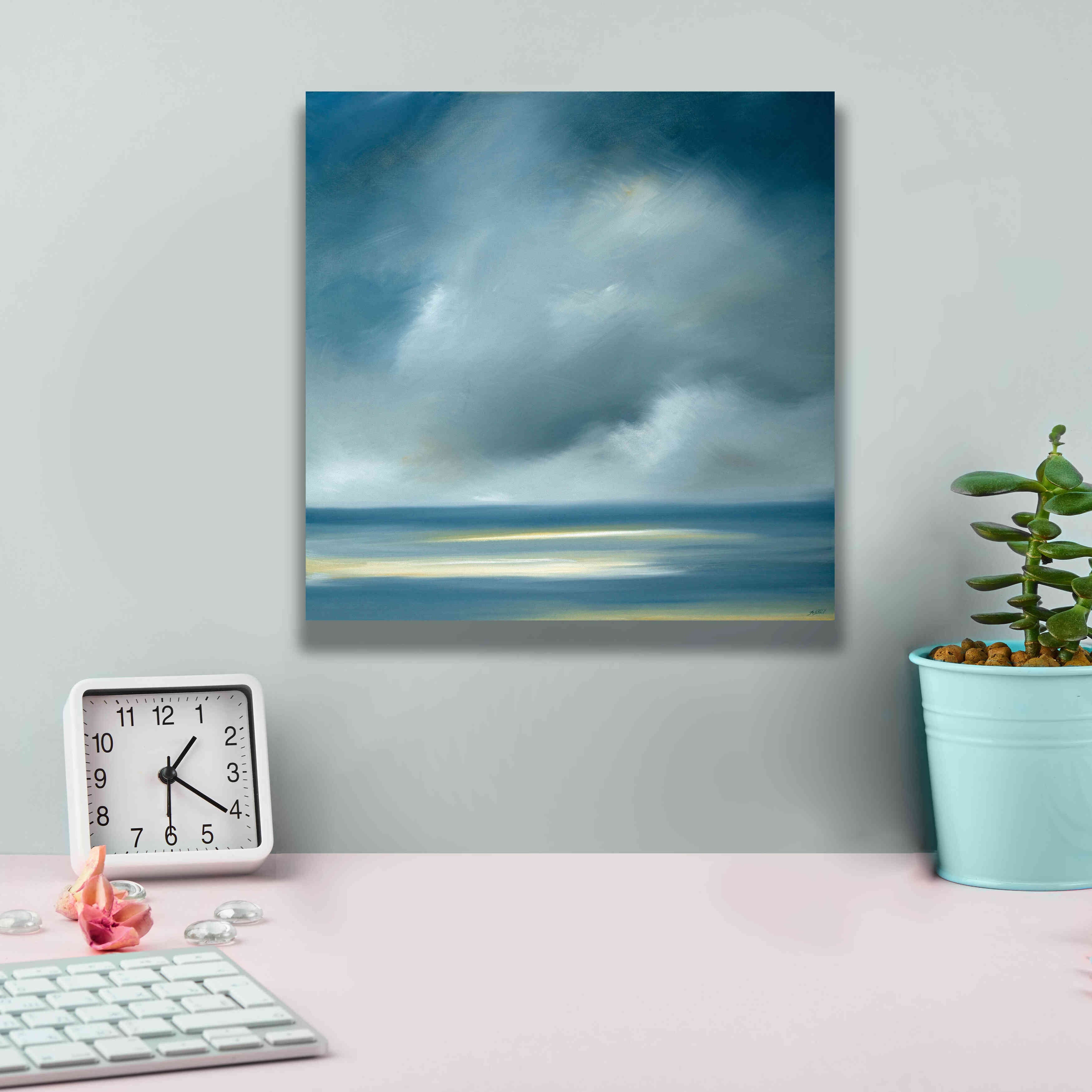 'Skaket Blue' by Rick Fleury, Giclee Canvas Wall Art,12 x 12