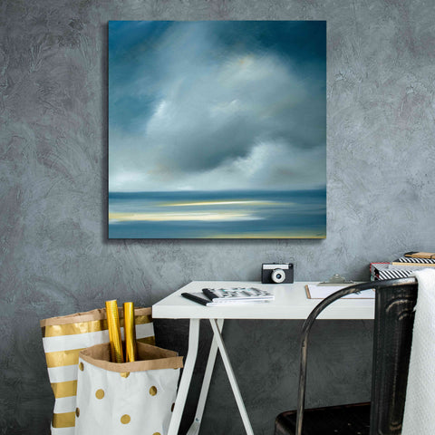 Image of 'Skaket Blue' by Rick Fleury, Giclee Canvas Wall Art,26 x 26