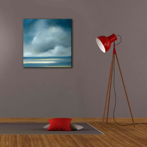 Image of 'Skaket Blue' by Rick Fleury, Giclee Canvas Wall Art,26 x 26
