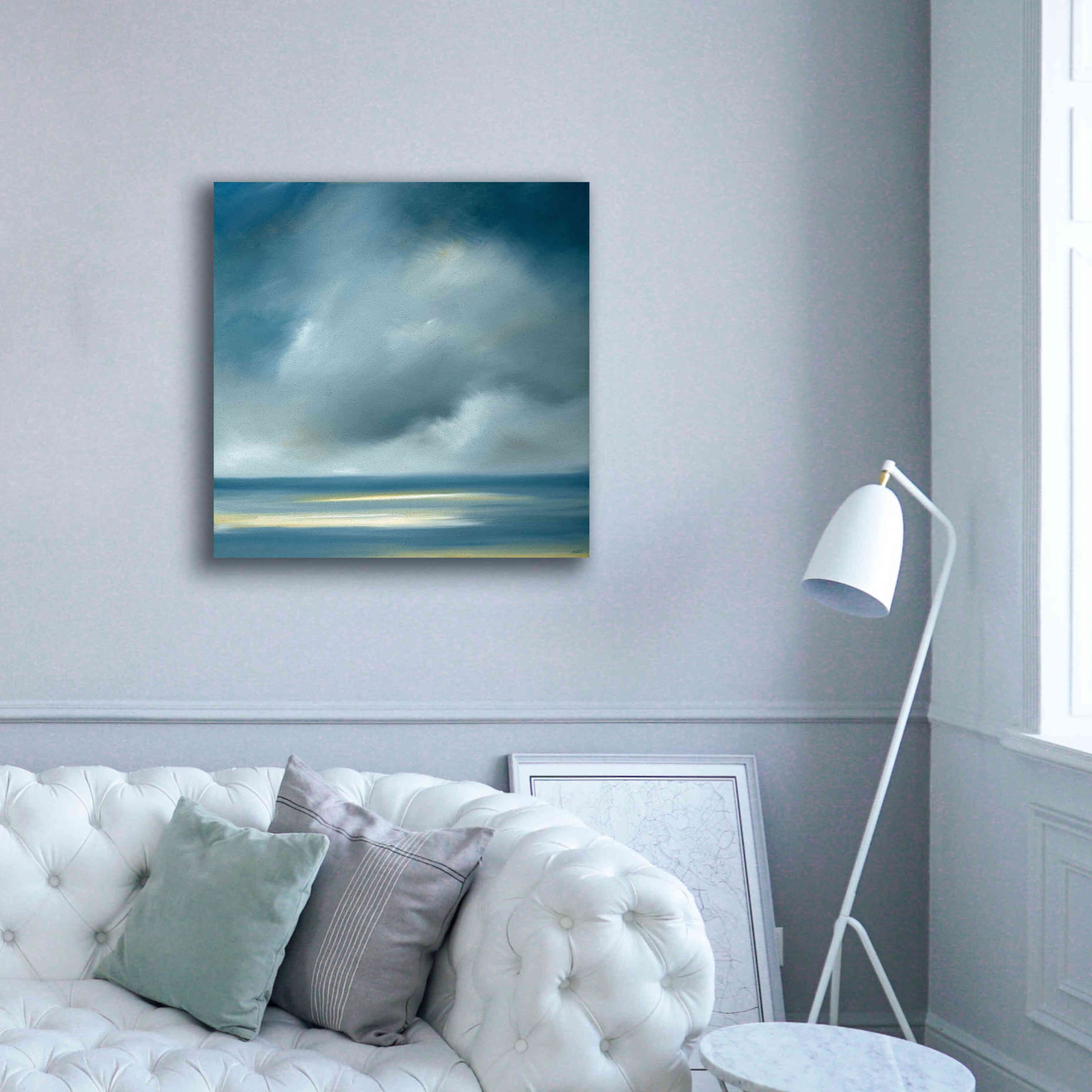'Skaket Blue' by Rick Fleury, Giclee Canvas Wall Art,37 x 37