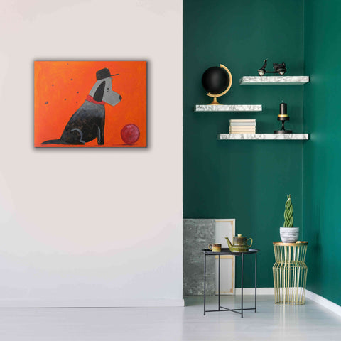 Image of 'Red Ball' by Robert Filiuta, Giclee Canvas Wall Art,34 x 26