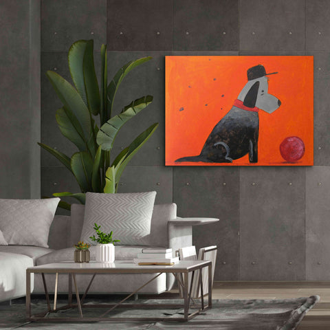 Image of 'Red Ball' by Robert Filiuta, Giclee Canvas Wall Art,54 x 40