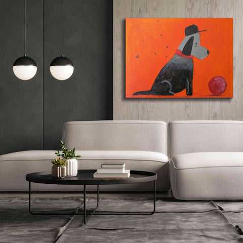 Image of 'Red Ball' by Robert Filiuta, Giclee Canvas Wall Art,54 x 40