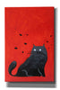'Stray Black Cat' by Robert Filiuta, Giclee Canvas Wall Art