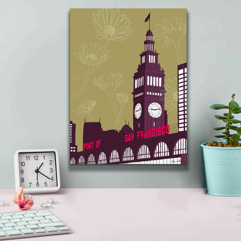 Image of 'Ferry Building - San Francisco' by Shane Donahue, Giclee Canvas Wall Art,12 x 16