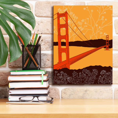 Image of 'Golden Gate Bridge - Headlands' by Shane Donahue, Giclee Canvas Wall Art,12 x 16