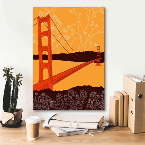 Image of 'Golden Gate Bridge - Headlands' by Shane Donahue, Giclee Canvas Wall Art,18 x 26