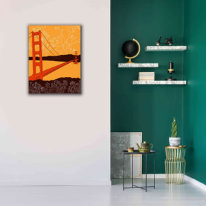 'Golden Gate Bridge - Headlands' by Shane Donahue, Giclee Canvas Wall Art,26 x 34