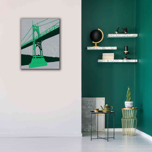 'St. Johns Bridge - Portland' by Shane Donahue, Giclee Canvas Wall Art,26 x 34