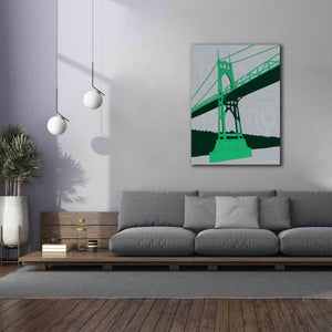 'St. Johns Bridge - Portland' by Shane Donahue, Giclee Canvas Wall Art,40 x 54