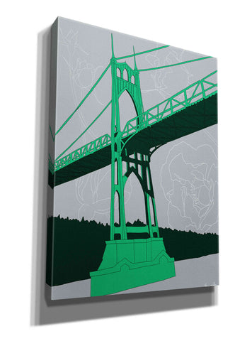 Image of 'St. Johns Bridge - Portland' by Shane Donahue, Giclee Canvas Wall Art