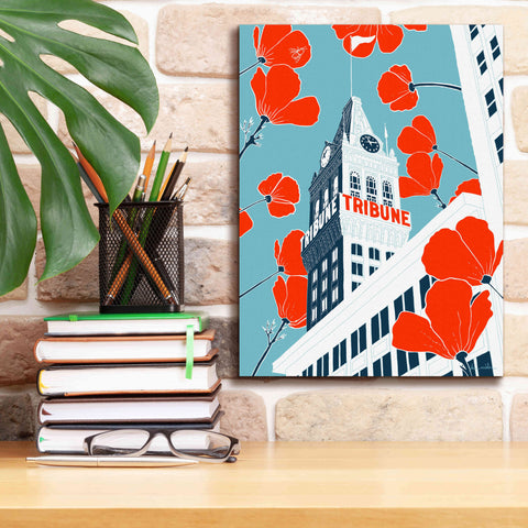 Image of 'Tribune Tower - Oakland' by Shane Donahue, Giclee Canvas Wall Art,12 x 16