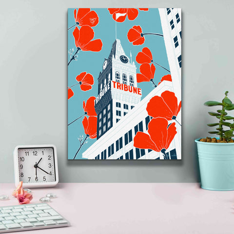 Image of 'Tribune Tower - Oakland' by Shane Donahue, Giclee Canvas Wall Art,12 x 16