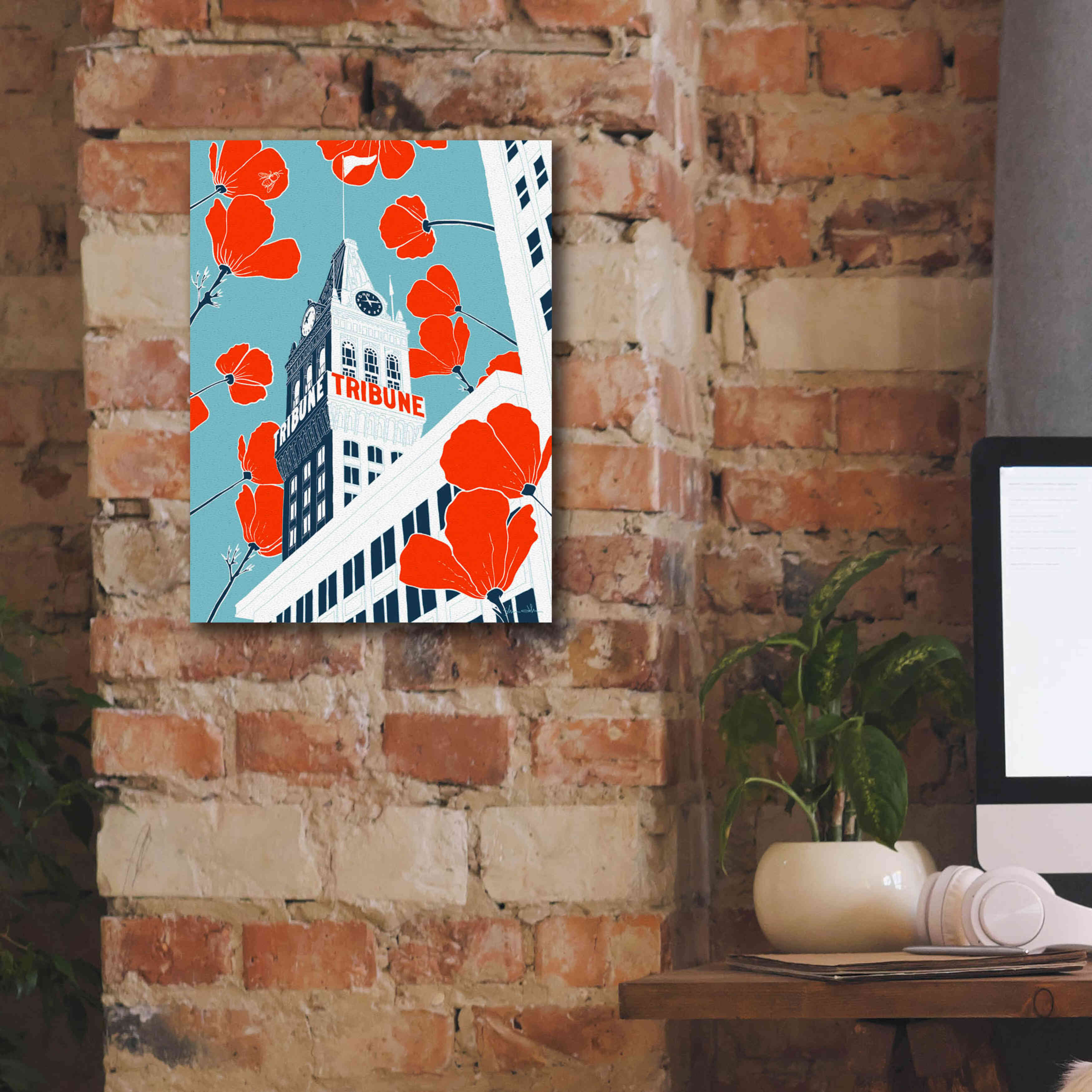 'Tribune Tower - Oakland' by Shane Donahue, Giclee Canvas Wall Art,12 x 16