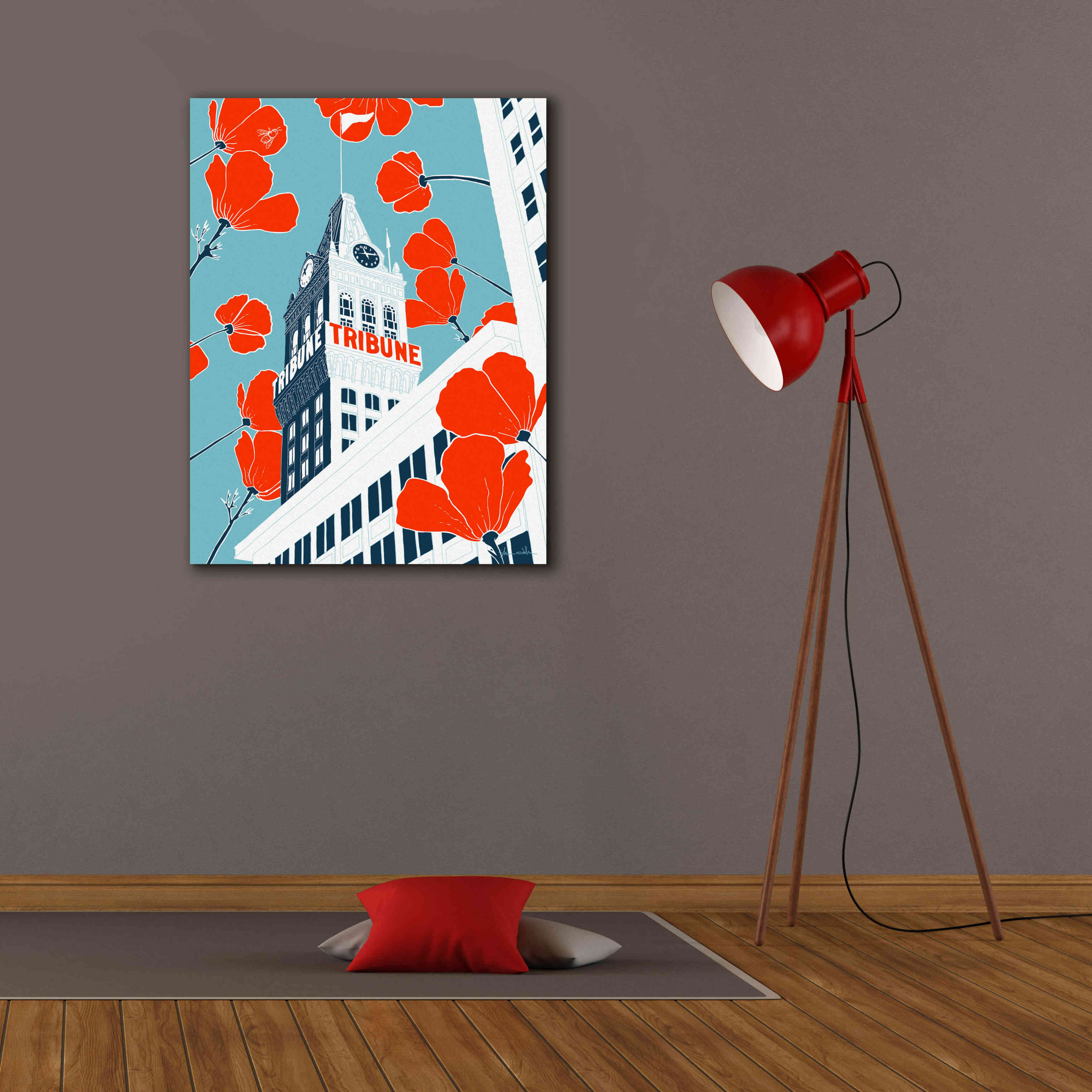 'Tribune Tower - Oakland' by Shane Donahue, Giclee Canvas Wall Art,26 x 34