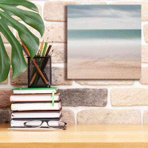 Image of 'Beach Sea Sky' by Wilco Dragt, Giclee Canvas Wall Art,12 x 12