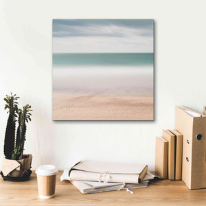 'Beach Sea Sky' by Wilco Dragt, Giclee Canvas Wall Art,18 x 18