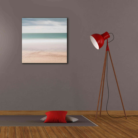 Image of 'Beach Sea Sky' by Wilco Dragt, Giclee Canvas Wall Art,26 x 26