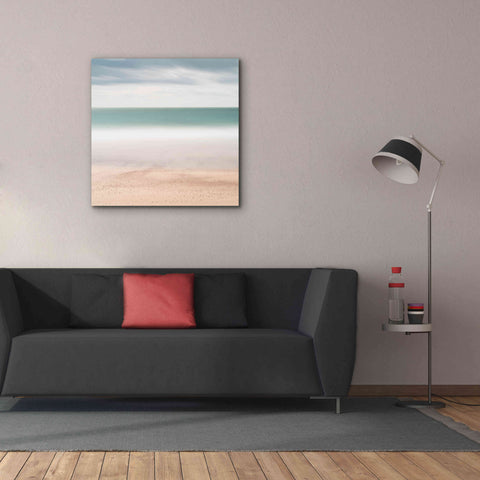 Image of 'Beach Sea Sky' by Wilco Dragt, Giclee Canvas Wall Art,37 x 37