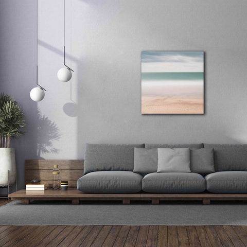 Image of 'Beach Sea Sky' by Wilco Dragt, Giclee Canvas Wall Art,37 x 37