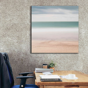 'Beach Sea Sky' by Wilco Dragt, Giclee Canvas Wall Art,37 x 37