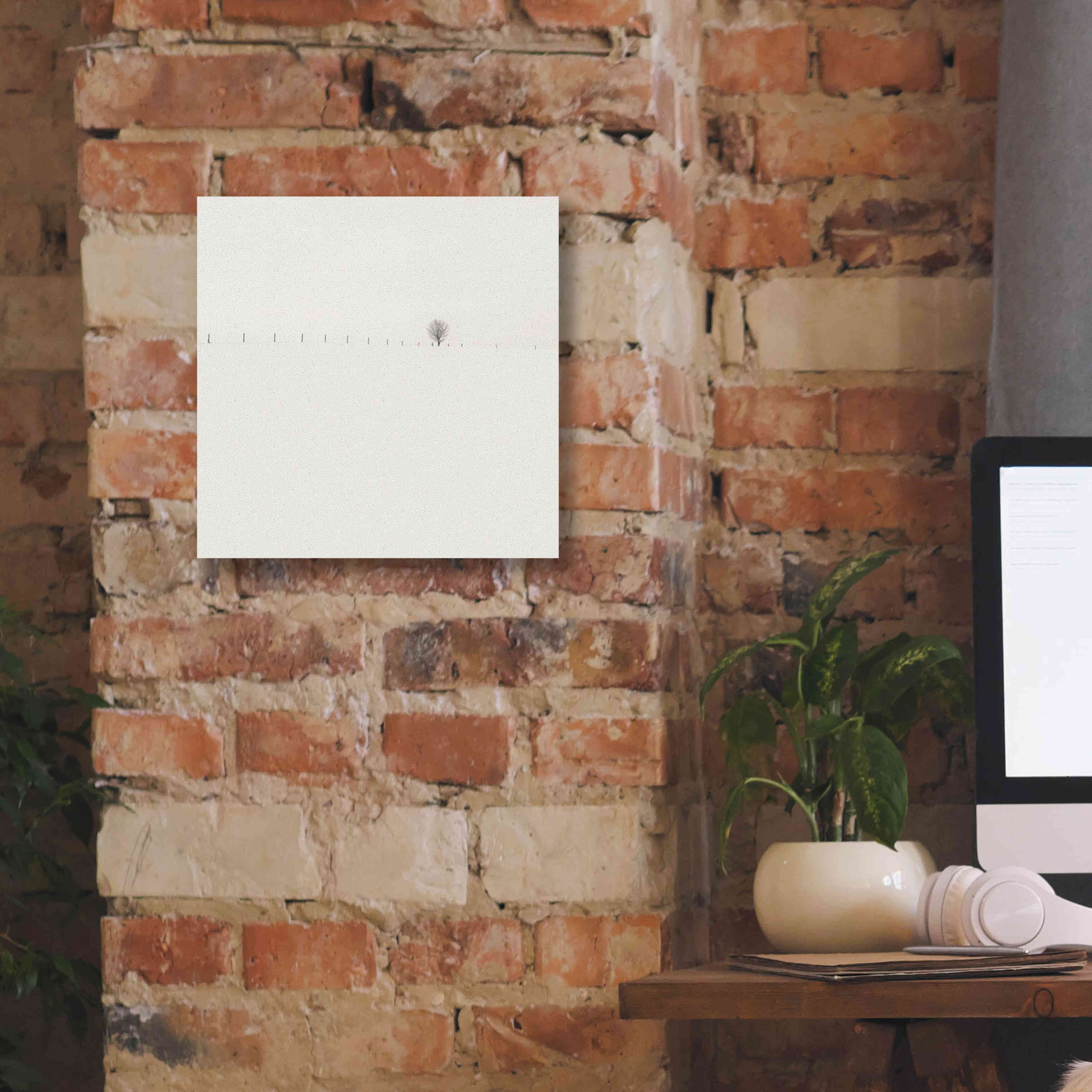 'Frozen Landscape' by Wilco Dragt, Giclee Canvas Wall Art,12 x 12