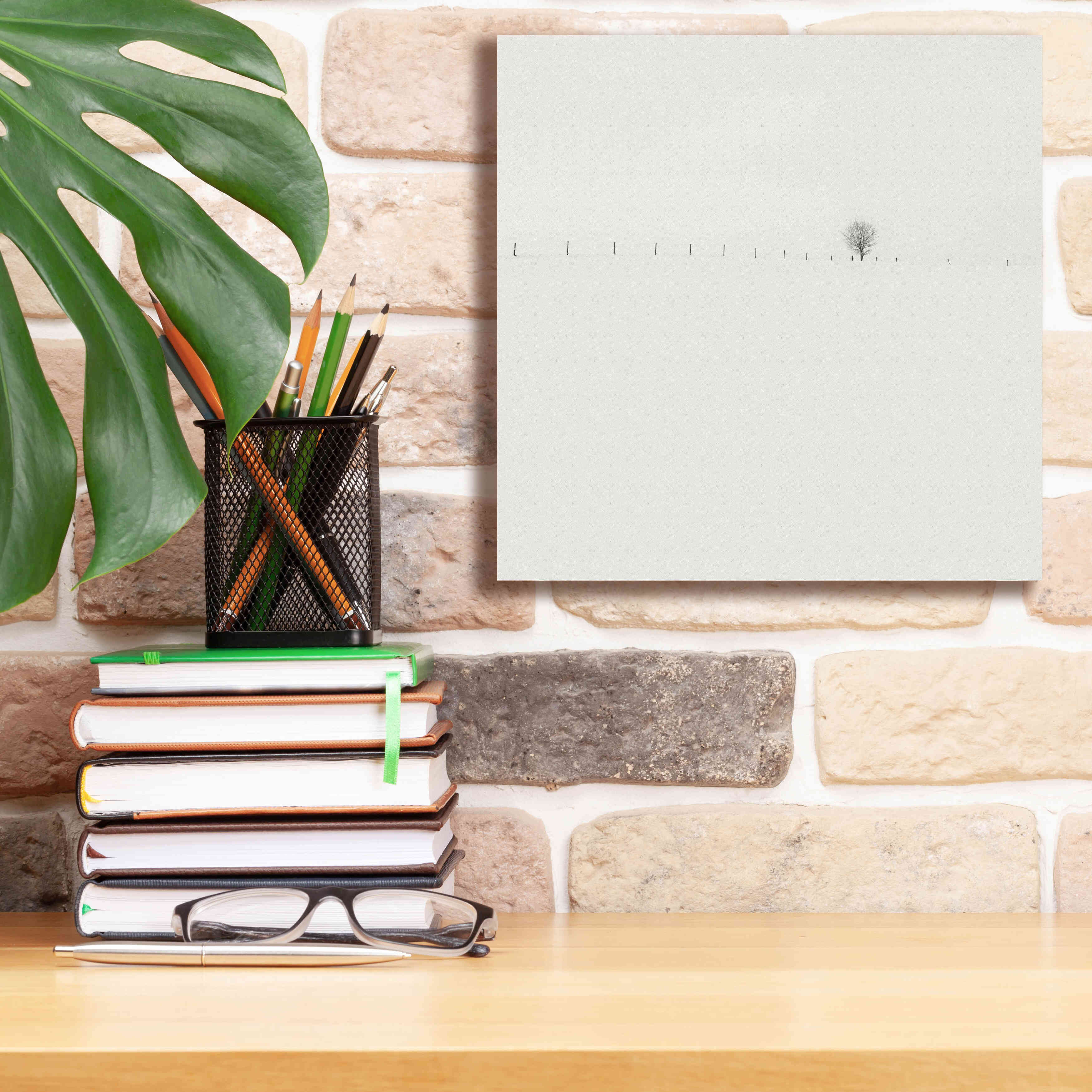 'Frozen Landscape' by Wilco Dragt, Giclee Canvas Wall Art,12 x 12