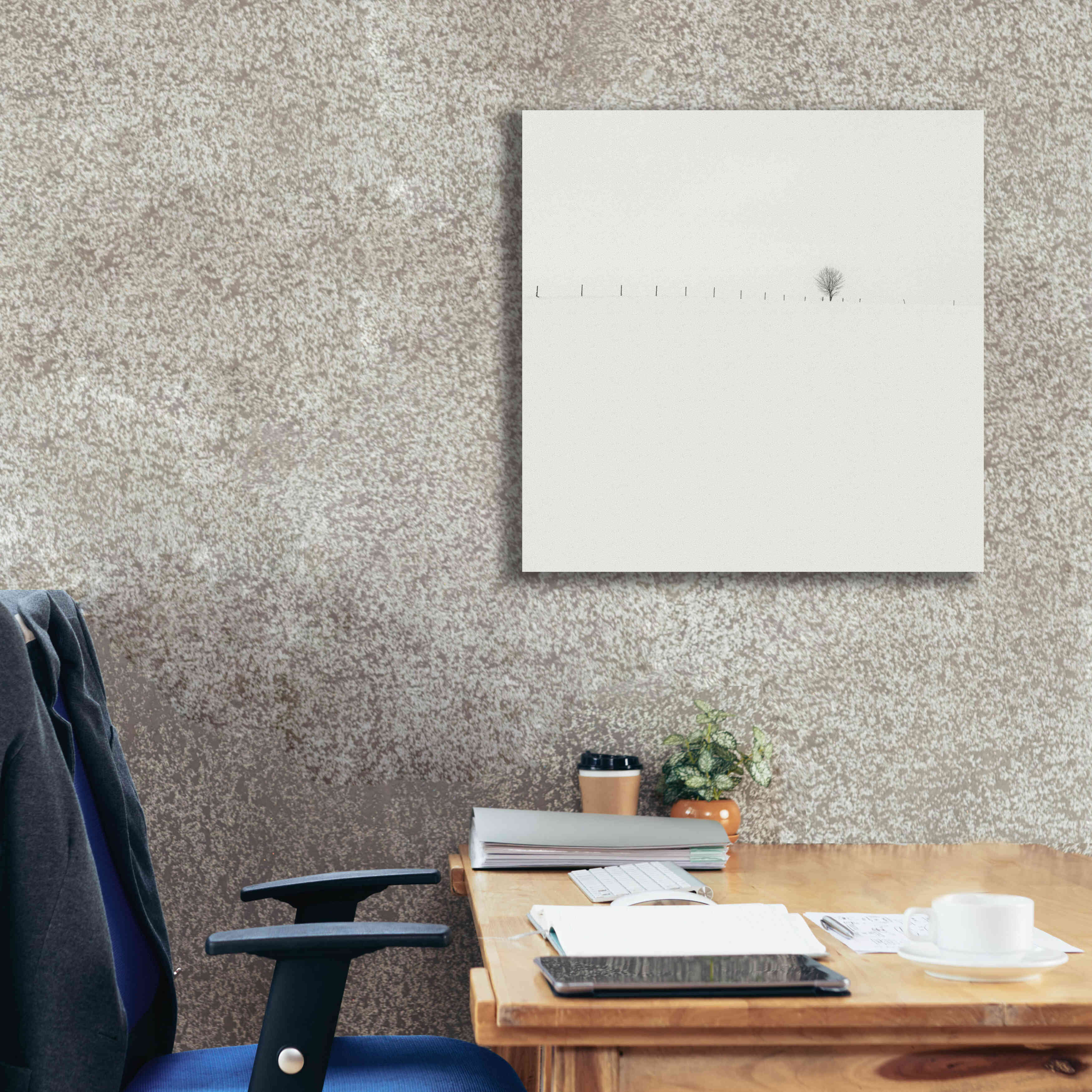 'Frozen Landscape' by Wilco Dragt, Giclee Canvas Wall Art,26 x 26