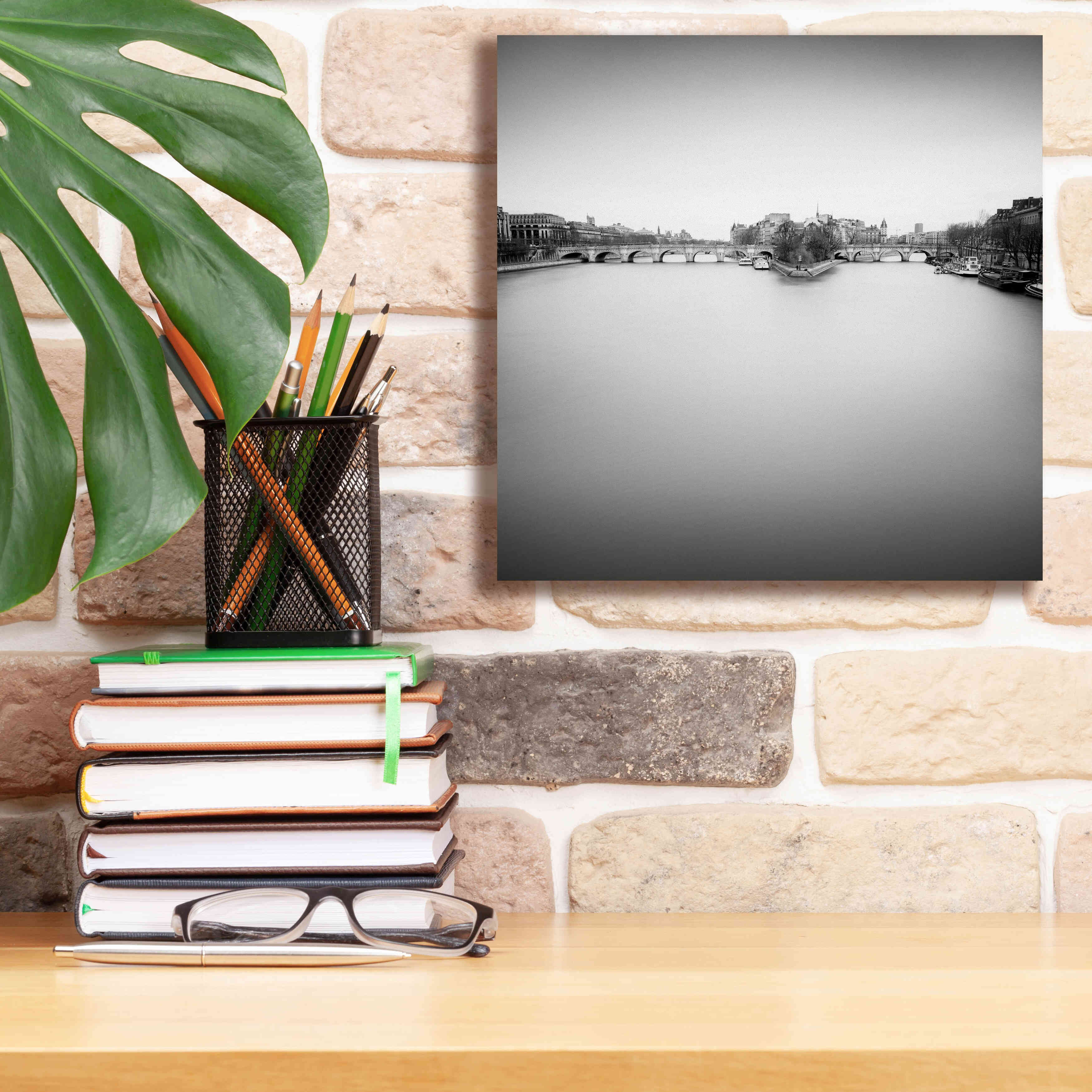 'Ile de la Cite' by Wilco Dragt, Giclee Canvas Wall Art,12 x 12