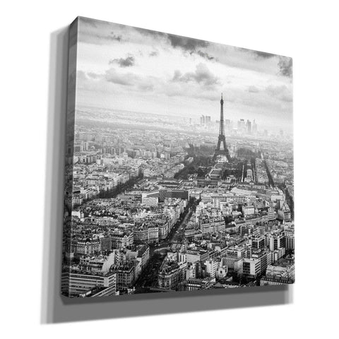 Image of 'La Tour Eiffel et La Defense' by Wilco Dragt, Giclee Canvas Wall Art