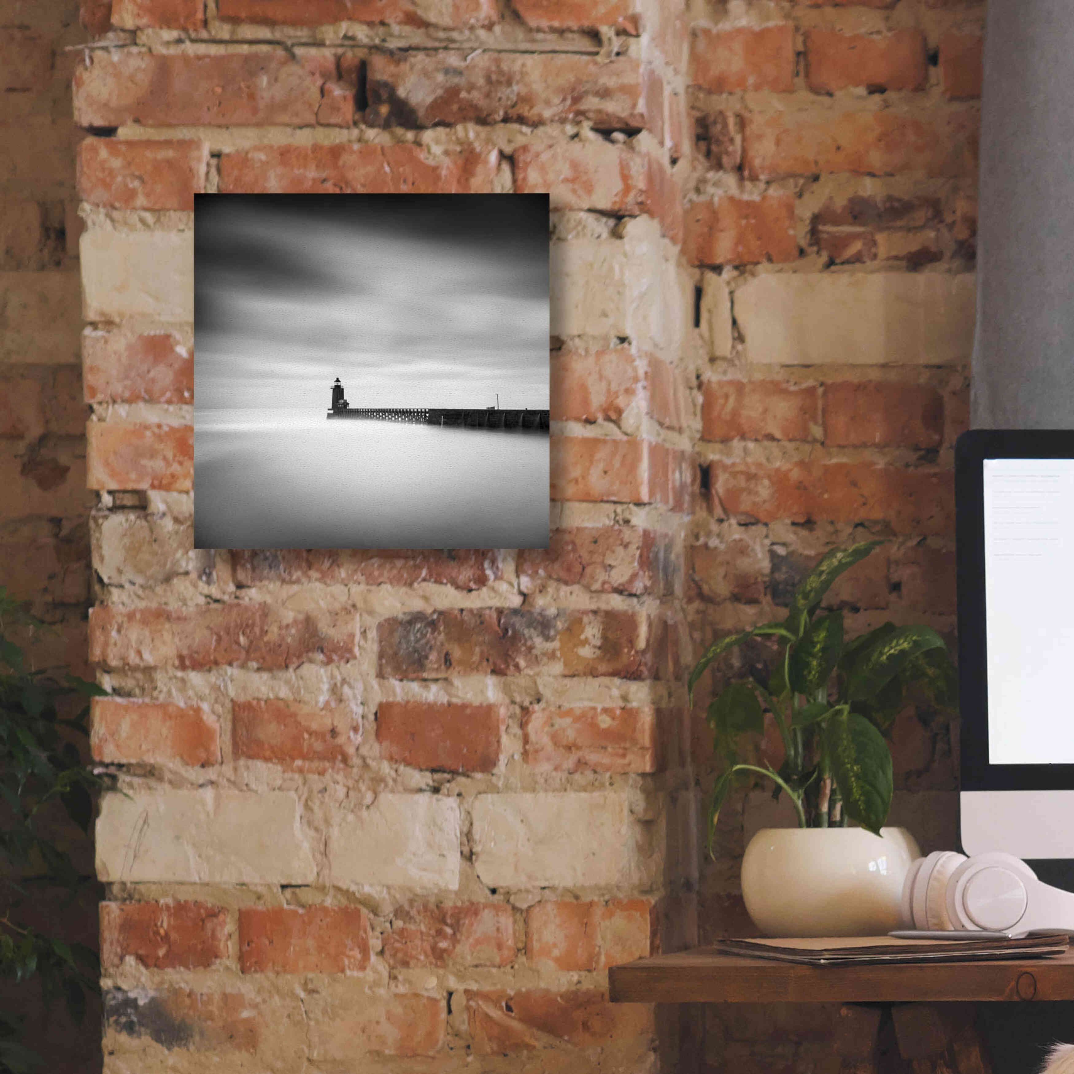 'Le Phare' by Wilco Dragt, Giclee Canvas Wall Art,12 x 12