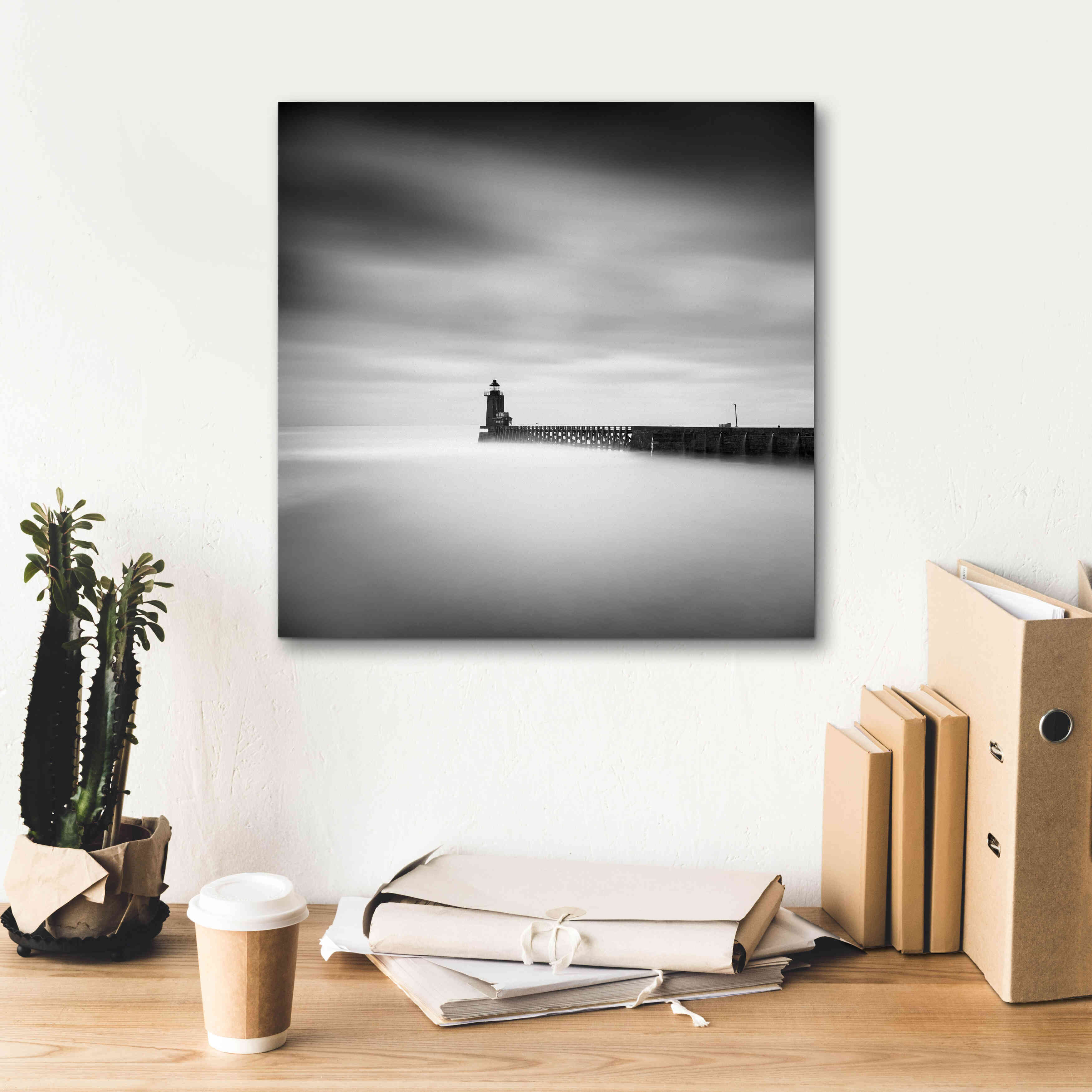 'Le Phare' by Wilco Dragt, Giclee Canvas Wall Art,18 x 18