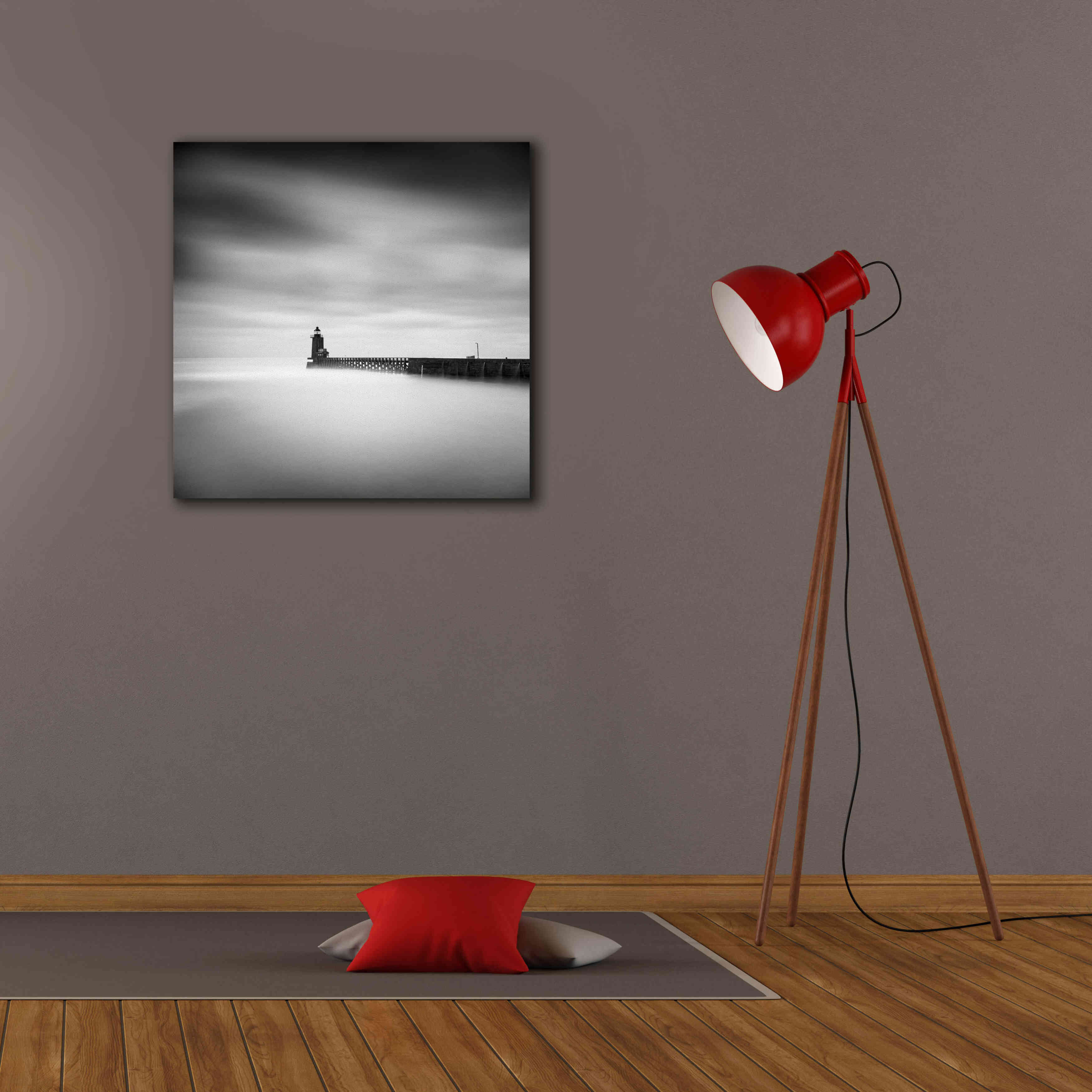 'Le Phare' by Wilco Dragt, Giclee Canvas Wall Art,26 x 26