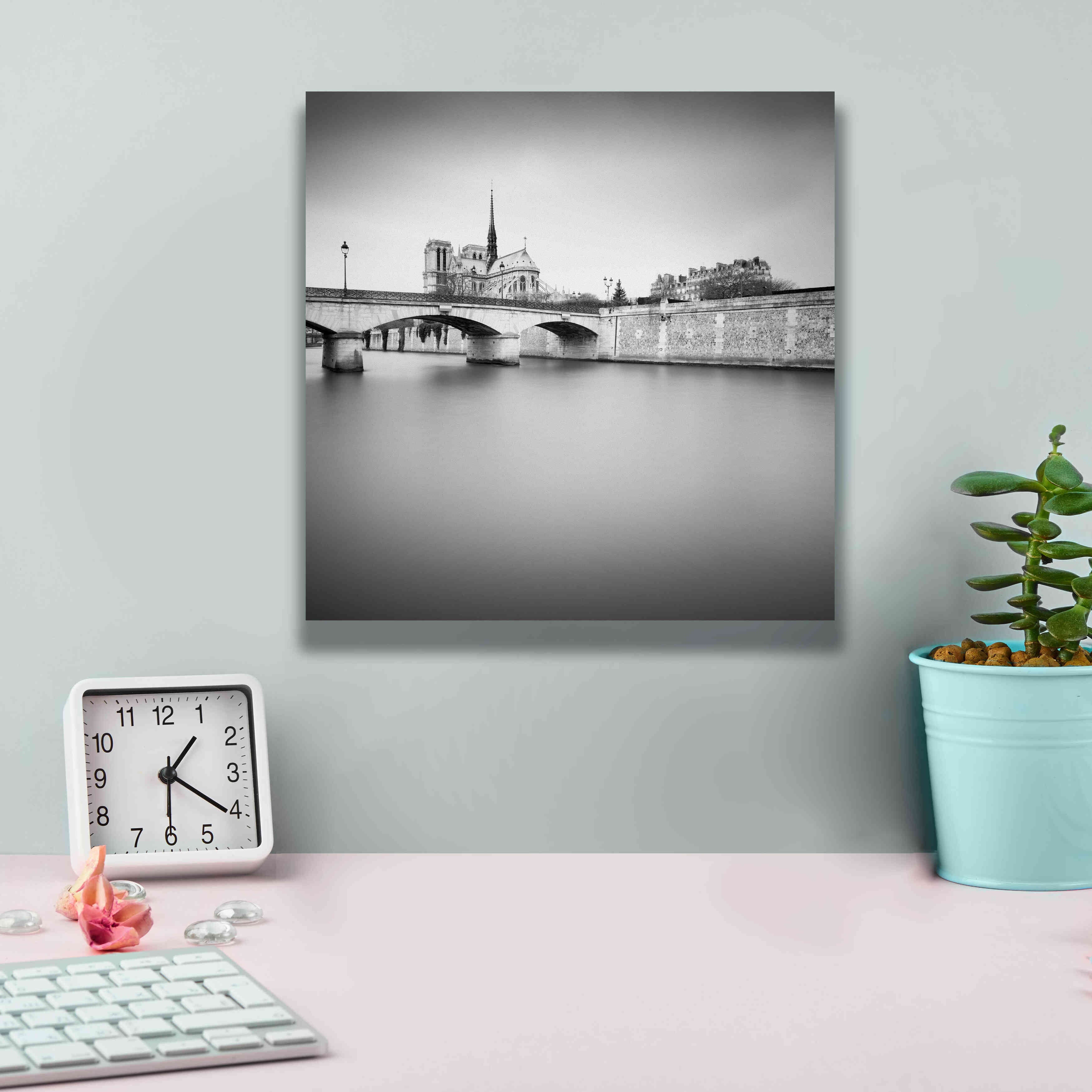 'Notre Dame I' by Wilco Dragt, Giclee Canvas Wall Art,12 x 12