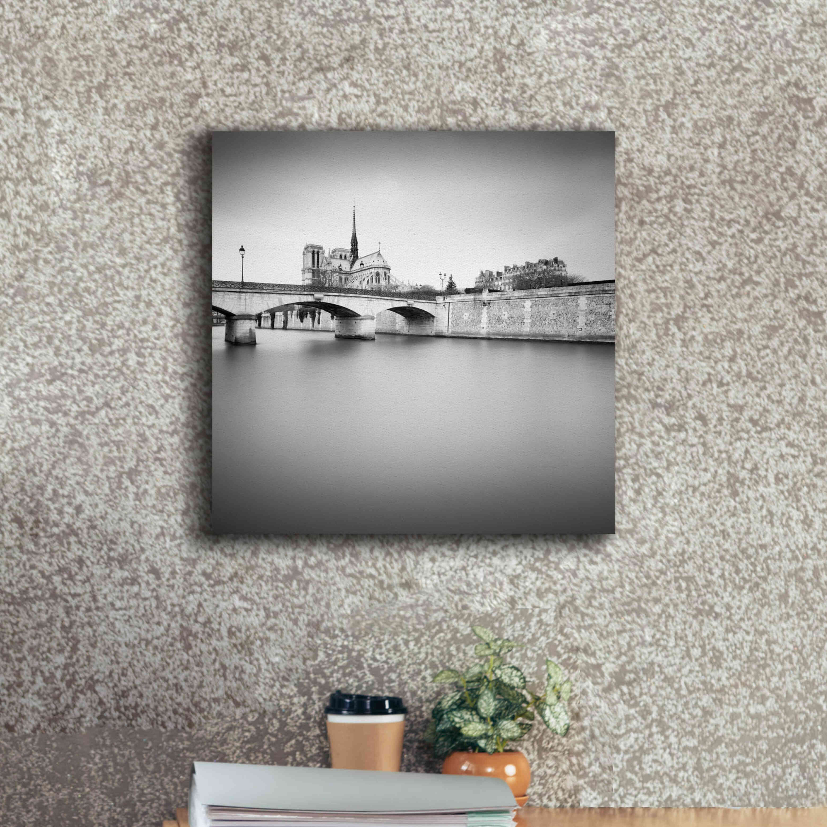 'Notre Dame I' by Wilco Dragt, Giclee Canvas Wall Art,18 x 18