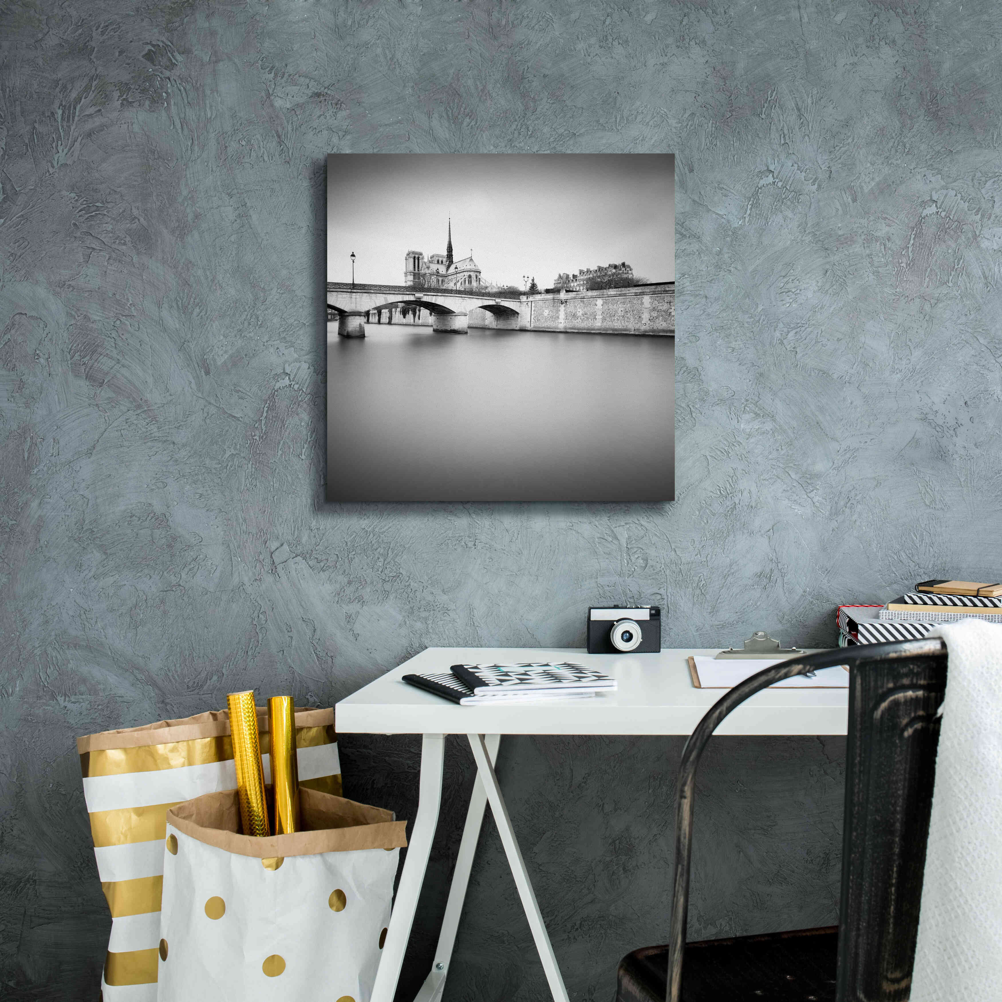 'Notre Dame I' by Wilco Dragt, Giclee Canvas Wall Art,18 x 18